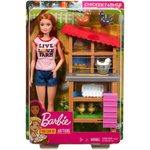 Barbie - Lalka Farmerka z kurczętami + Akcesoria