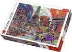 Puzzle 1000 elementów - Kolory Paryża