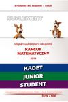 Matematyka z wesołym kangurem Suplement 2019 Kadet/Junior/Student