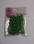 Korale zielono-oliwkowe perłowe 10mm