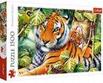 Puzzle 1500 Dwa tygrysy