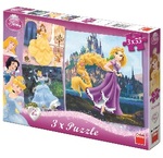 Puzzle 3x55 Disney Księżniczki DINO