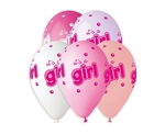 Balon It"s a Girl premium hel 13"/ op. 5szt
