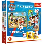 Puzzle 2w1+Memos Psi Patrol - Na ratunek