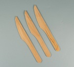 Nóż drewniany 16.5cm Gabi plast