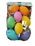 Wielkanocne Jajko dekoracyjne mix kolorów 8szt *