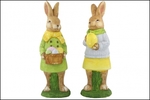 Wielkanocna figurka ceramiczna - królik 15x13,5x46cm *