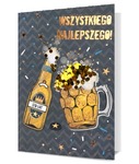 Karnet HM200 urodziny piwo konfetti