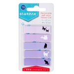 Zakładki indeksujące Koty 5x20szt Starpak