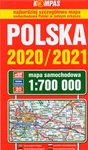 Polska mapa samochodowa 2020/2021  1:700 000