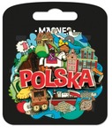Magnes Polska kolaż - i love poland C