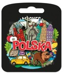 Magnes Polska kolaż - i love poland C