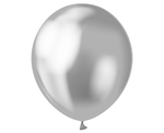 Balon platynowe srebrne 12" op. 50szt