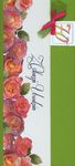 Karnet 70 urodziny kwiaty(krople deszczu) mix