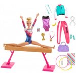 Barbie Zestaw Lalka Gimnastyczka + Akcesoria