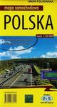 Polska mapa samochodowa foliowana