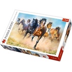 Puzzle 2000 Galopujące stado koni