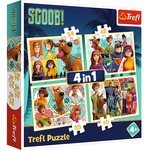 Puzzle 4w1 Scooby Doo i przyjaciele