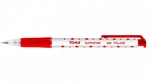 Długopis to-069 automatyczny czerwony 20szt/opak