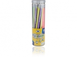 Ołówek z gumką i miarką pastelowy HB 36szt/opak