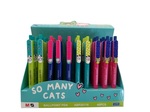 Długopis automatyczny So many cats niebieski 0,7mm mix wzorów