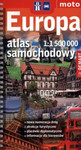 Atlas samochodowy Europy 1:4000000/1:1500000 mały