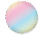 Balon foliowy 18" okrągły multikolor pastel