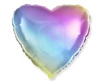 Balon foliowy 18" serce multikolor pastel