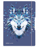 Notes A5 40 kartek w kratkę My Book Flex Wild Wolf
