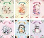 Zeszyt A5 32 kartki trzylinia kolorowa Fairy Animals 10szt/opak