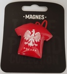 Magnes Polska koszulka z orłem - i love poland B