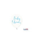 Balony Baby Shower Boy crystal 6 szt. średnica 30 cm (12")