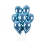 Balon shiny 13" niebieskie op.50 szt