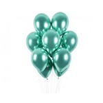 Balon shiny 13" zielone op.50 szt