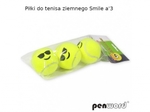 Piłki do tenisa ziemnego smile 3szt