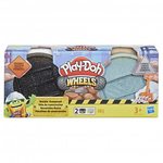 Play-Doh Ciastolina zestaw Tuby budowlane Asfalt i Cement