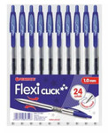 Długopis Penmate Flexi Click niebieski 24szt/opak