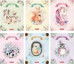 Zeszyt A5 16 kartek trzylinia kolorowa Fairy Animals 10szt/opak