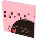  Notes samoprzylepny 75 x 75 mm pastel różowy