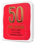 Karnet STAR 50-te urodziny czerwone