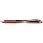 Długopis automatyczny żelowy Energel 0,7mm brązowy
