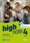 High Note 4. Poziom  B2/B2+  . Student"s book + kod (Digital Resources + Interactive eBook)  2020