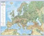 Plansza edukacyjna na biurko i ścianę Mapa Europa ścienna podręczna