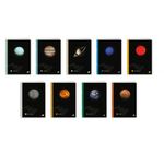 Zeszyt A5 60 kartek kratka Planets 10szt/opak