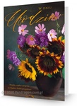 Karnet B6 Urodziny, słoneczniki i fioletowe kwiaty K.B6-1657