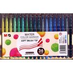 Pisak artystyczny pędzelkowy 1-4mm wodny zestaw 36 kolorów