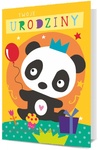Karnet B6 Urodziny dziecięce Panda K.B6-1834