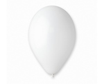 Balony G120 pastel 13" białe op. 50 szt.