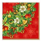 Serwetki Lunch Maki BN - Christmas Wreath Red SLGW003701