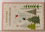 Karnet świąteczny złoty gwiazdka świecki lub religijny BN B6 MIX